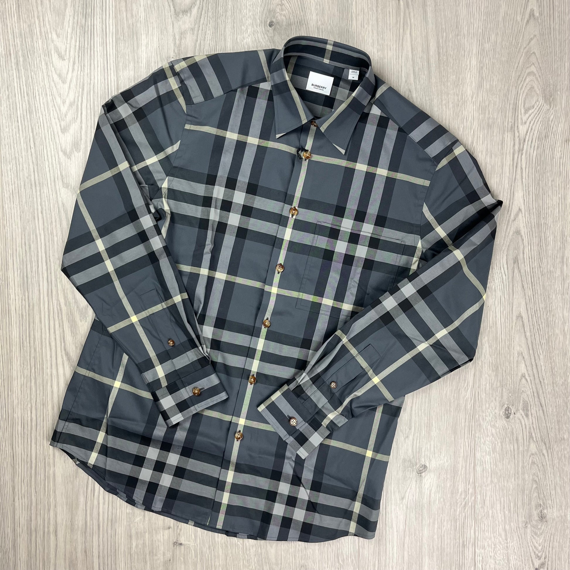 Burberry Check Shirt - Grey