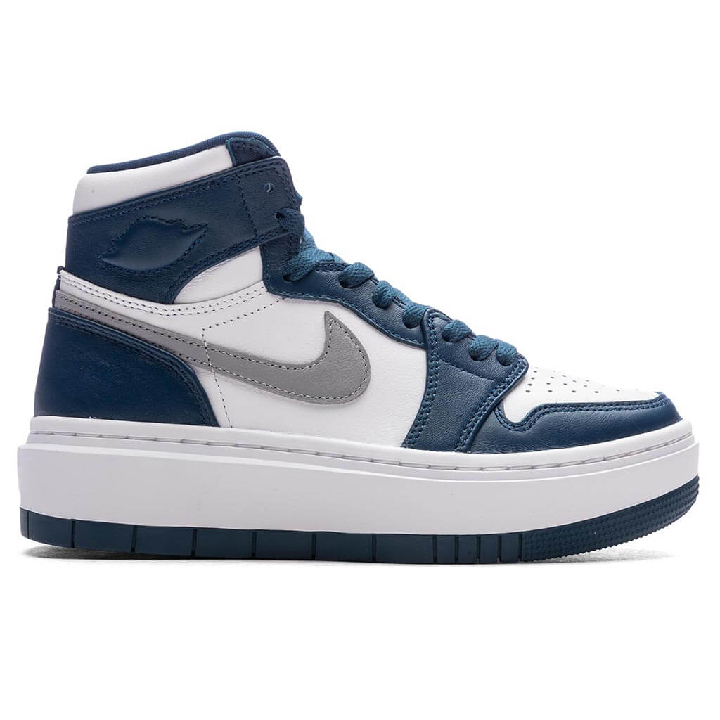 Women's Air Jordan 1 Elevate High - Sky J Fr Blue/Light Steel Grey/White