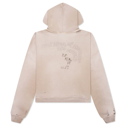 Confessions Hooded Sweatshirt - Brown