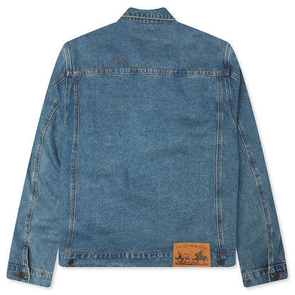 Denim Trucker Jacket - Washed Indigo