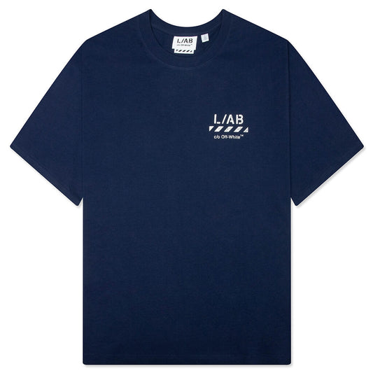 Core Diagonal S/S Tee - Marine