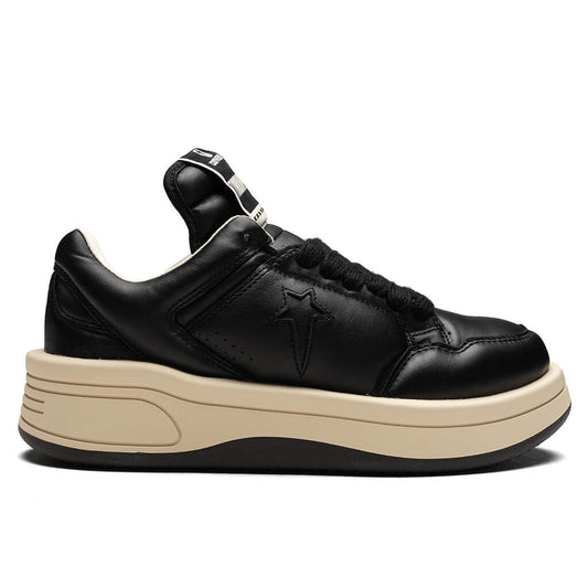 Rick Owens DRKSHDW x Converse Turbowpn Ox Leather Shoes - Black