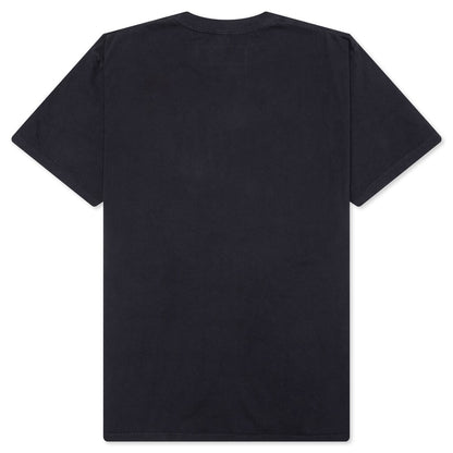 Long Horn Short Sleeve T-Shirt - Washed Black