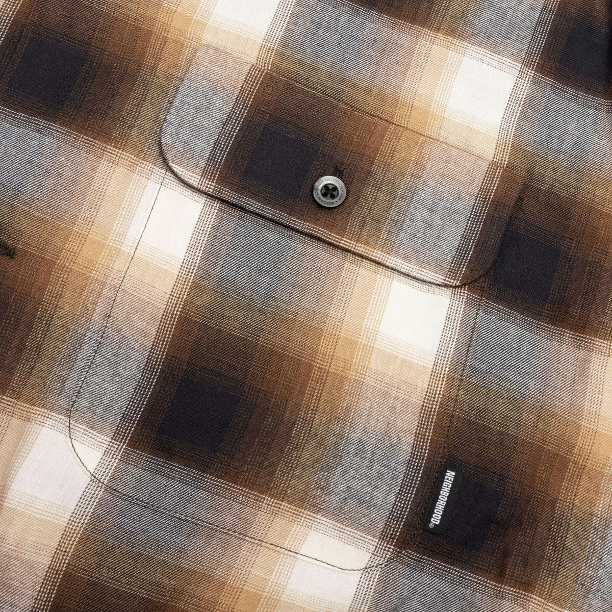 Blockombre L/S Shirt - Brown