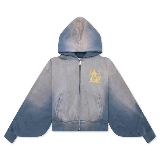Noahs Zip Hoodie - Grail Blue
