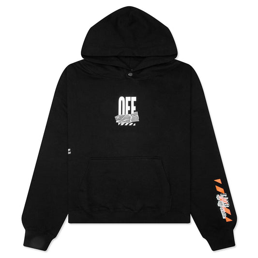 Off Active Tape Hoodie - Black
