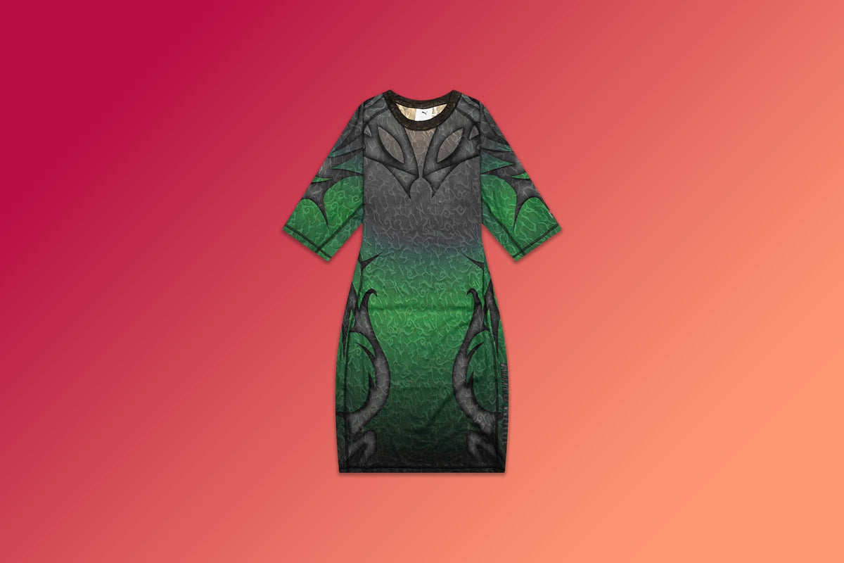 Puma x Aries Dress - Fluorescent Green
