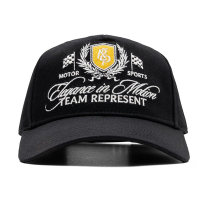 Crest Cap - Jet Black