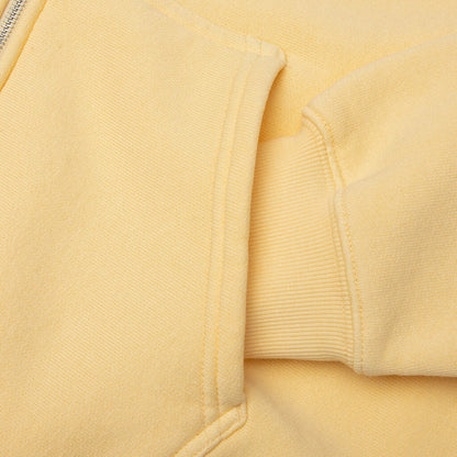 Surf Size Garment Dyed Zip Hood - Gold
