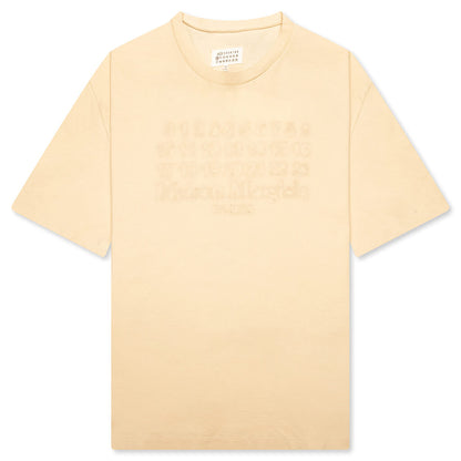 Embroidered Logo T-Shirt - Natural