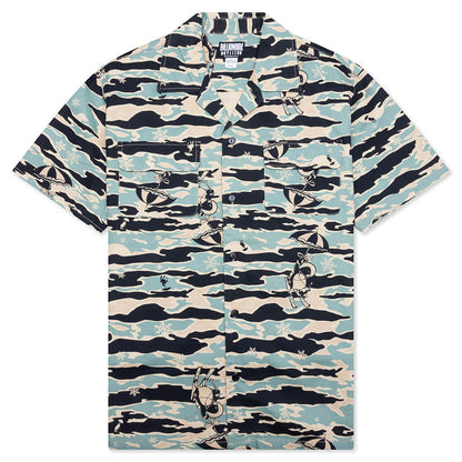 Tiger Camo S/S Woven - Mojave Desert