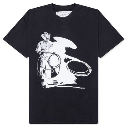 Wanted Short Sleeve T-Shirt - Sun Faded Washed Black