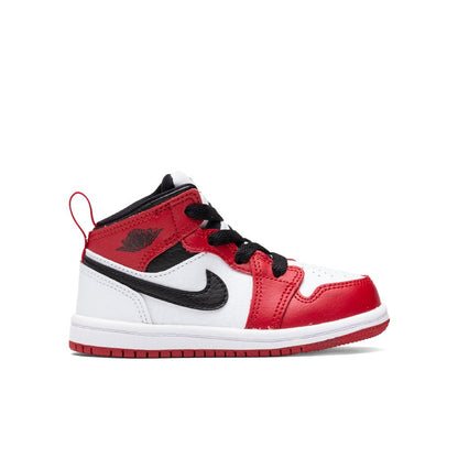Air Jordan 1 Mid (TD) - White/Gym Red