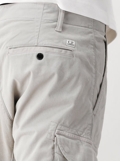 C.P. Company Cargobroek Grijs Stretch Satin