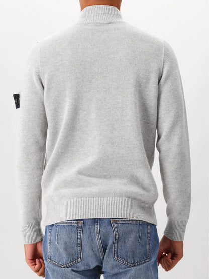 Stone Island Gebreide Trui Grijs